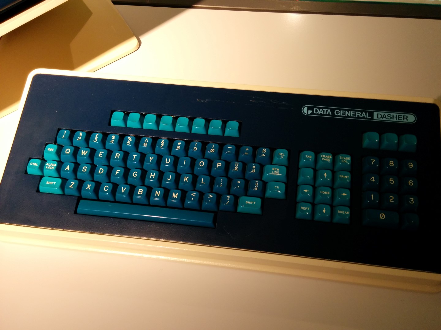 ... and keyboard