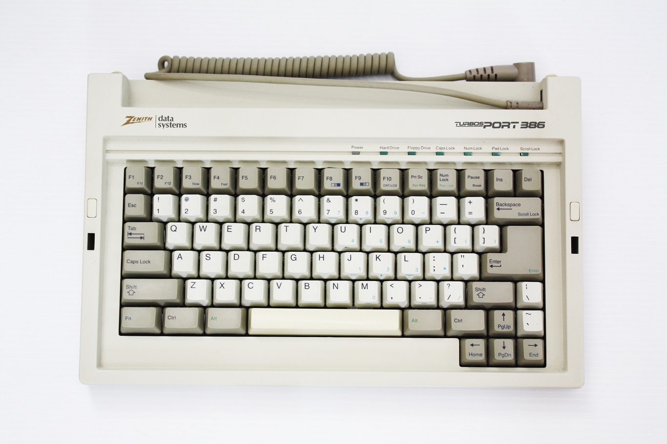 Zenith TurbosPORT 386 - keyboard top