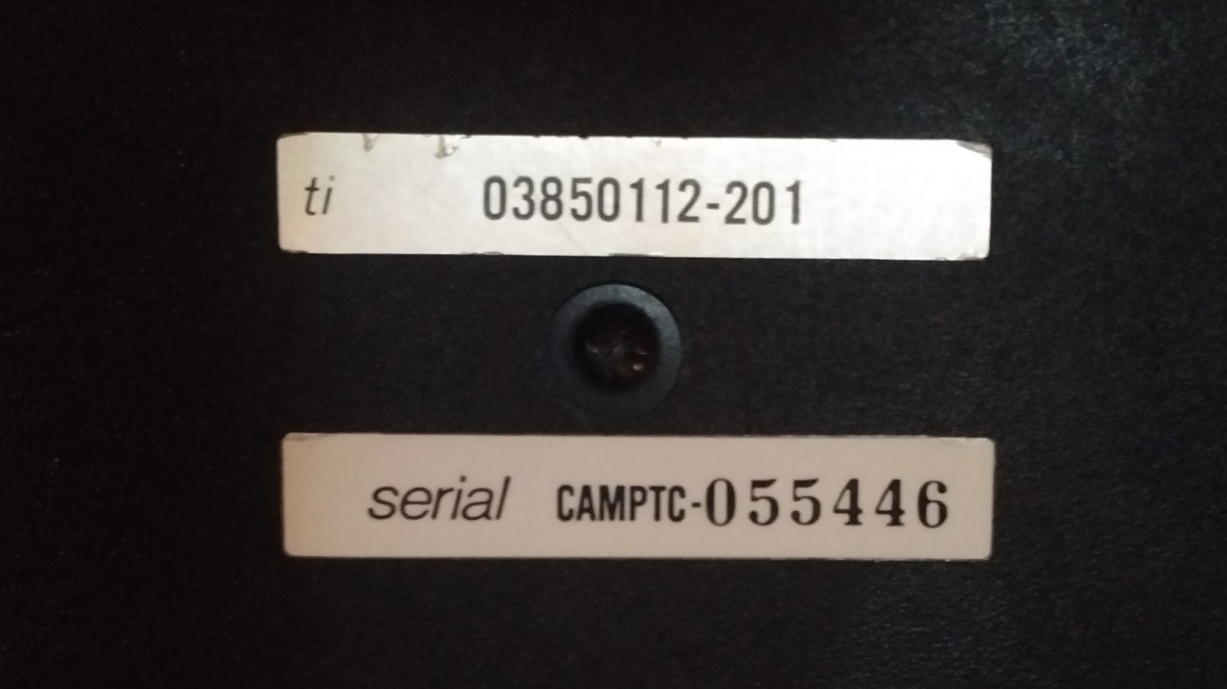 Honeywell VIP terminal keyboard bottom labels