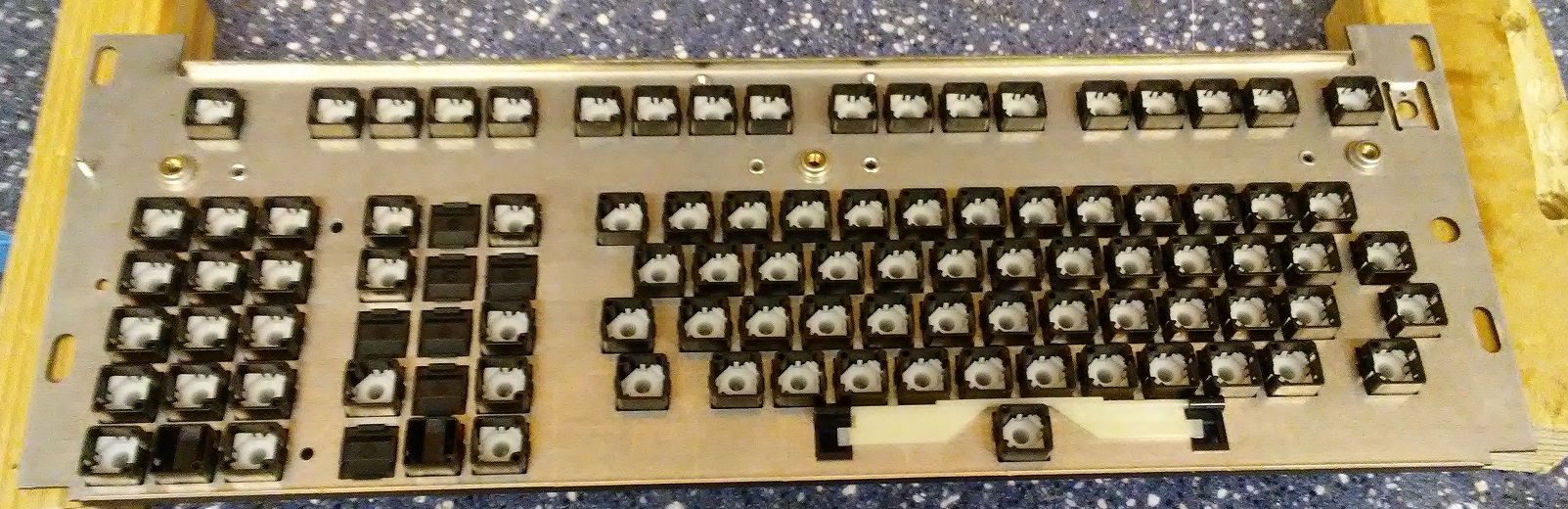 Old foam and foil removed