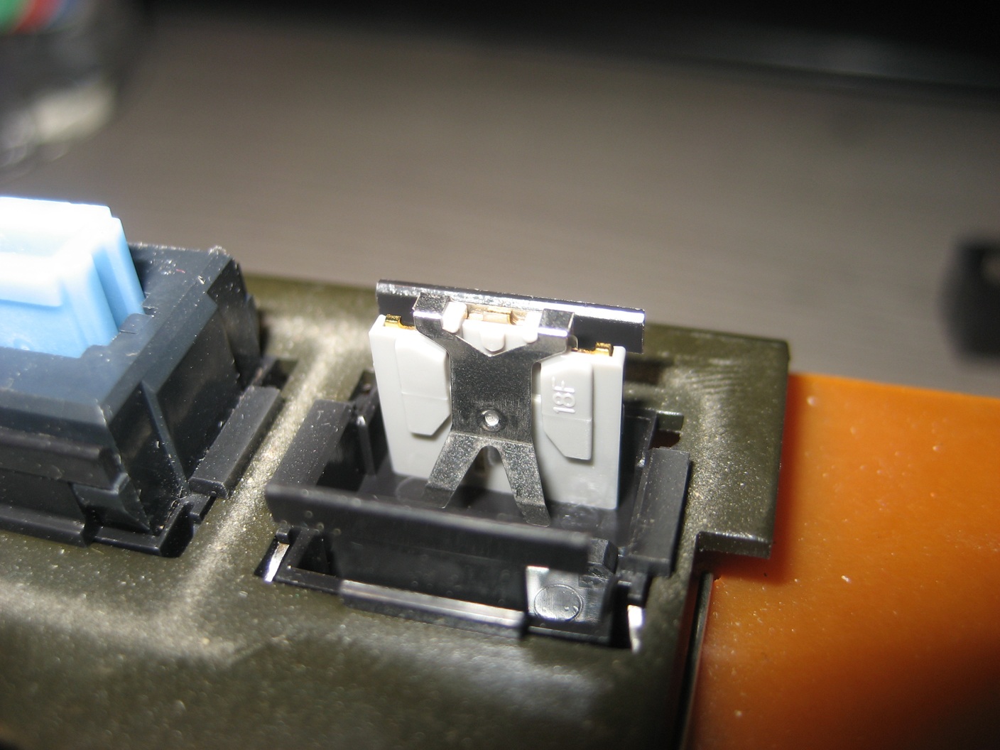 blue alps - grey plate