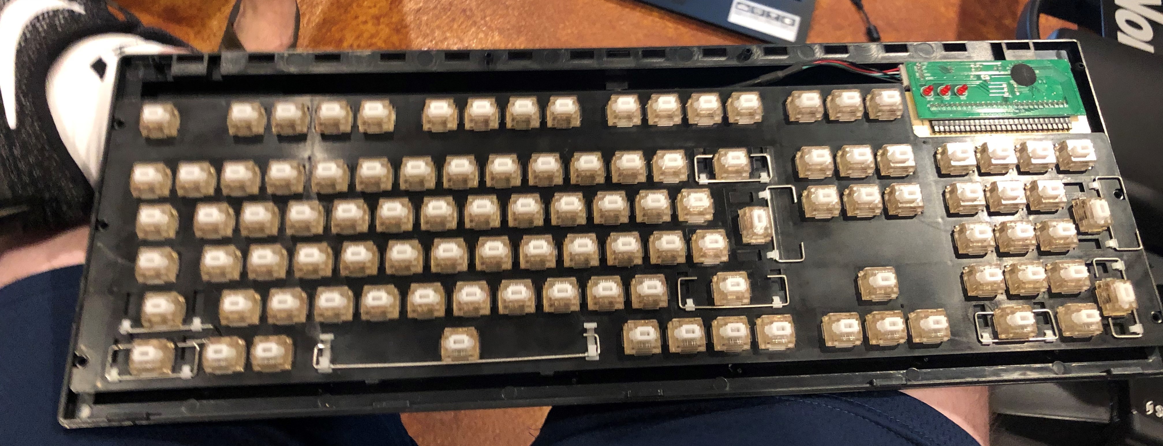 The new switches just before testing