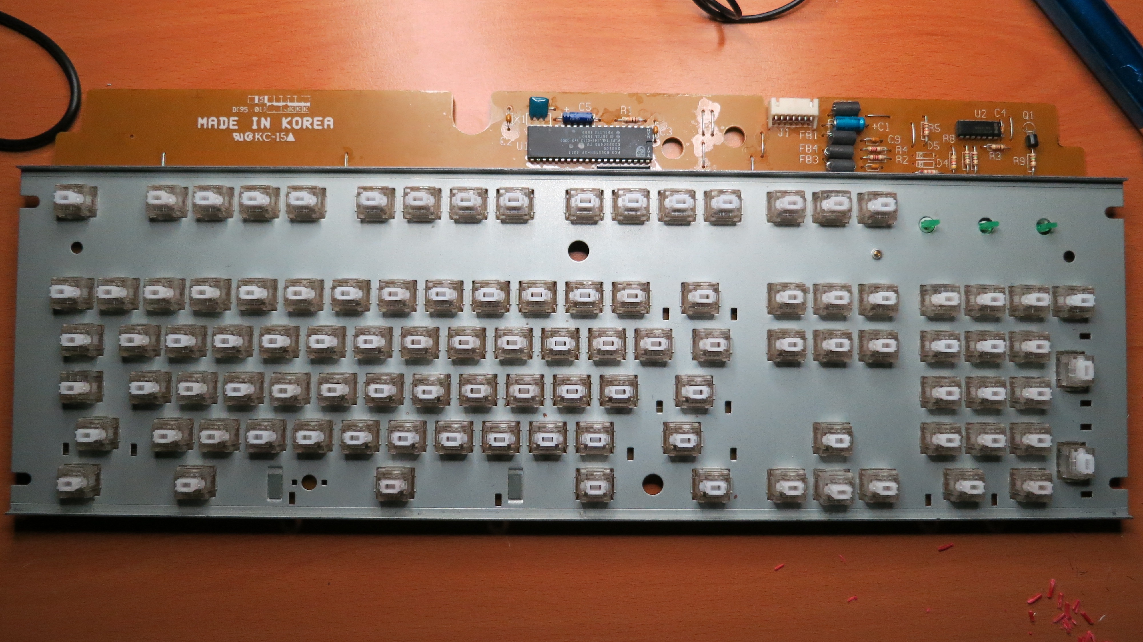 The clicky matias on a SGI, I put a quiet matias as spacebar.