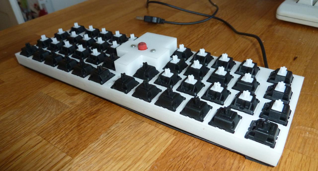 Clears for the masses, and Blacks for thumb keys