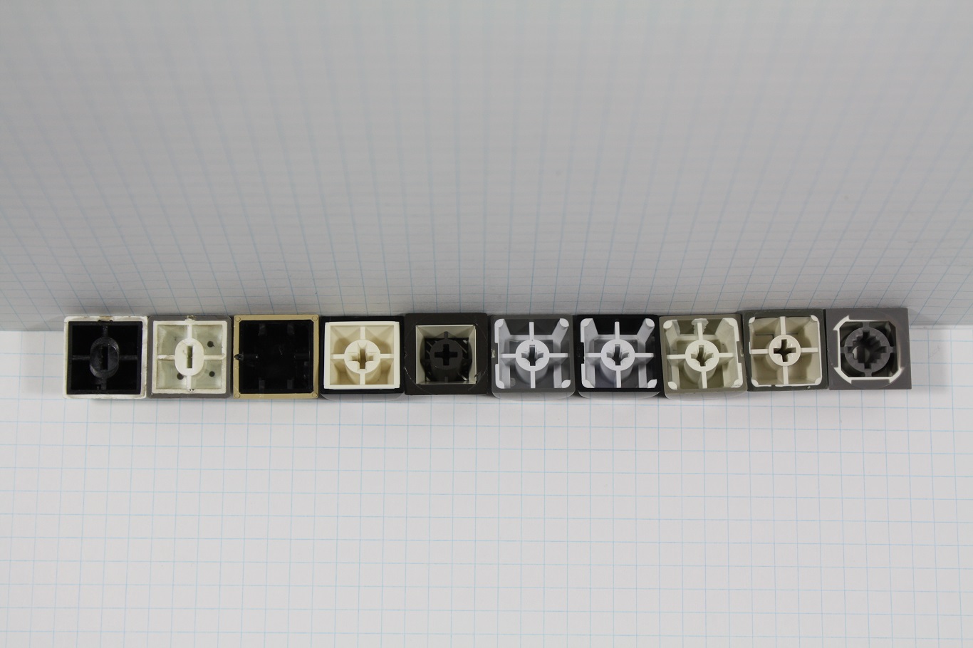 Key caps bottom