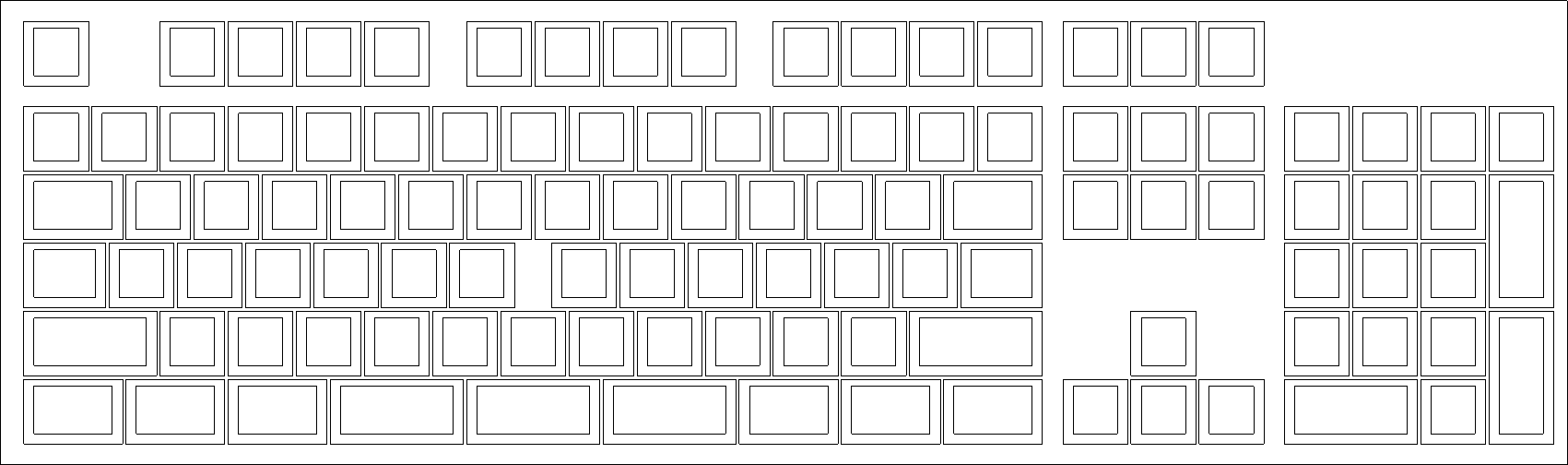 The symmetrical stagger layout