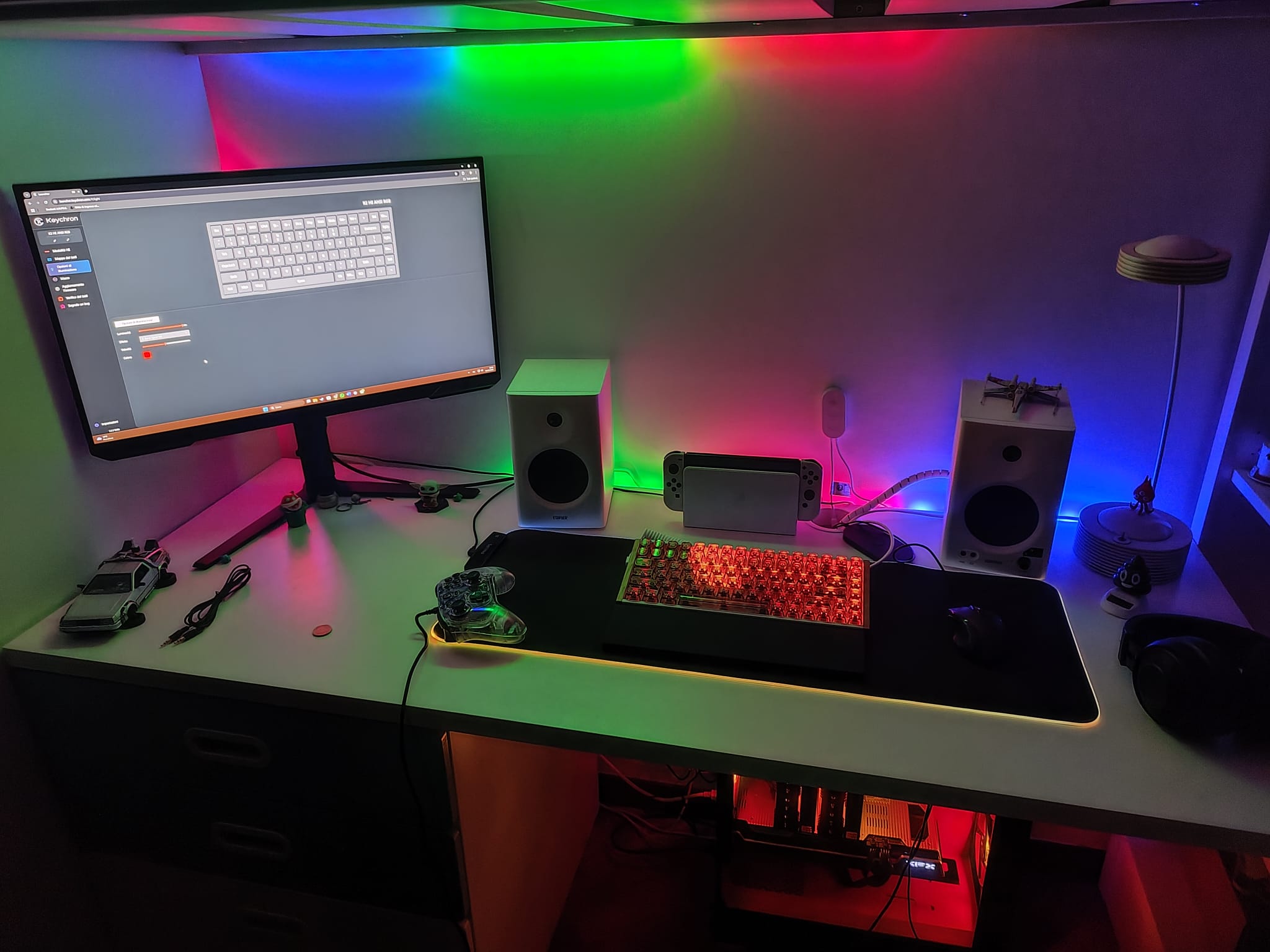 My son's rig